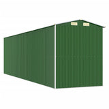 NNEVL Garden Shed Green 192x689x223 cm Galvanised Steel