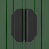 NNEVL Garden Shed Green 192x938x223 cm Galvanised Steel