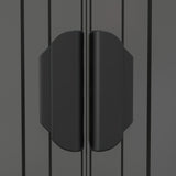 NNEVL Garden Shed Light Grey 192x689x223 cm Galvanised Steel