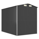 NNEVL Garden Shed Anthracite 192x274x223 cm Galvanised Steel
