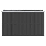 NNEVL Garden Shed Anthracite 192x357x223 cm Galvanised Steel
