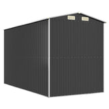 NNEVL Garden Shed Anthracite 192x357x223 cm Galvanised Steel