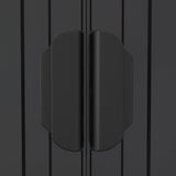 NNEVL Garden Shed Anthracite 192x357x223 cm Galvanised Steel