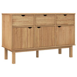 NNEVL Sideboard OTTA 114x43x73.5 cm Solid Wood Pine