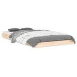 NNEVL Bed Frame without Mattress 90x190 cm Solid Wood Pine