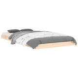 NNEVL Bed Frame without Mattress 90x190 cm Solid Wood Pine