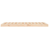 NNEVL Bed Frame without Mattress 90x190 cm Solid Wood Pine