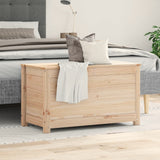 NNEVL Storage Box 80x40x45.5 cm Solid Wood Pine