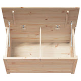 NNEVL Storage Box 80x40x45.5 cm Solid Wood Pine