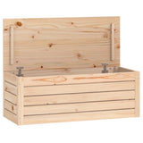 NNEVL Storage Box 89x36.5x33 cm Solid Wood Pine