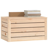 NNEVL Storage Box 89x36.5x33 cm Solid Wood Pine