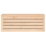 NNEVL Storage Box 89x36.5x33 cm Solid Wood Pine