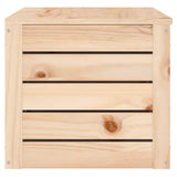 NNEVL Storage Box 89x36.5x33 cm Solid Wood Pine