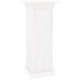 NNEVL Flower Stand White 40x40x90 cm Solid Wood Pine
