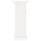 NNEVL Flower Stand White 40x40x90 cm Solid Wood Pine