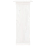 NNEVL Flower Stand White 40x40x90 cm Solid Wood Pine