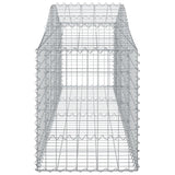 NNEVL Arched Gabion Basket 200x50x60/80 cm Galvanised Iron