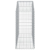 NNEVL Arched Gabion Basket 150x50x100/120 cm Galvanised Iron