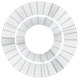 NNEVL Gabion Fire Pit Ø 50 cm Galvanised Iron