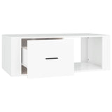 NNEVL Coffee Table White 100x50.5x35 cm Engineered Wood