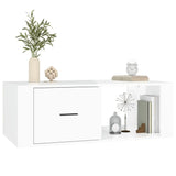 NNEVL Coffee Table High Gloss White 100x50.5x35 cm Engineered Wood