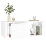 NNEVL Coffee Table High Gloss White 100x50.5x35 cm Engineered Wood