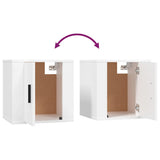 NNEVL Wall Mounted TV Cabinets 2 pcs White 40x34.5x40 cm