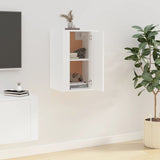 NNEVL Wall Mounted TV Cabinet White 40x34.5x60 cm