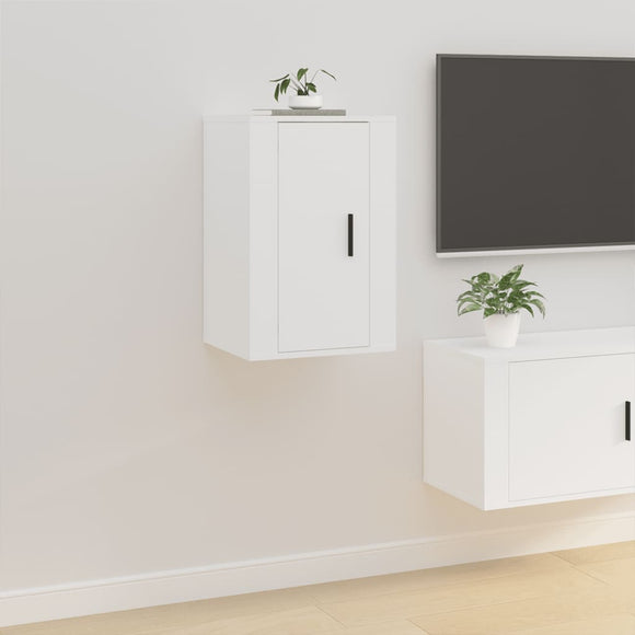 NNEVL Wall Mounted TV Cabinet White 40x34.5x60 cm