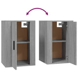 NNEVL Wall Mounted TV Cabinets 2 pcs Grey Sonoma 40x34.5x60 cm