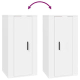 NNEVL Wall Mounted TV Cabinet White 40x34.5x80 cm