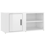 NNEVL TV Cabinets 2 pcs High Gloss White 80x31.5x36 cm Engineered Wood