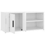 NNEVL TV Cabinets 2 pcs High Gloss White 80x31.5x36 cm Engineered Wood