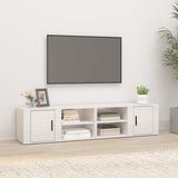 NNEVL TV Cabinets 2 pcs High Gloss White 80x31.5x36 cm Engineered Wood