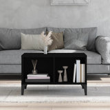 NNEVL Coffee Table Black 60x50x36.5 cm Engineered Wood