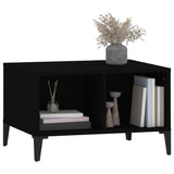 NNEVL Coffee Table Black 60x50x36.5 cm Engineered Wood