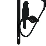 NNEVL Hanging Basket Brackets 4 pcs Black Steel