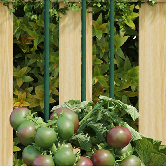NNEVL Garden Plant Stakes 30 pcs Green 180 cm Steel