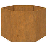 NNEVL Planter Rusty 60x60x45 cm Corten Steel