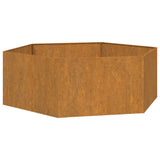 NNEVL Planter Rusty 138x120x45 cm Corten Steel