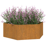 NNEVL Planter Rusty 138x120x45 cm Corten Steel
