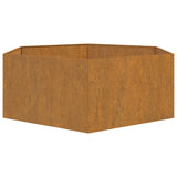 NNEVL Planter Rusty 138x120x45 cm Corten Steel