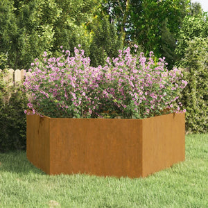 NNEVL Planter Rusty 138x120x45 cm Corten Steel