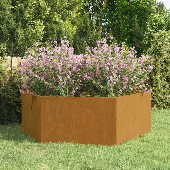 NNEVL Planter Rusty 138x120x45 cm Corten Steel