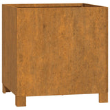 NNEVL Planters with Legs 2 pcs Rusty 42x40x43 cm Corten Steel
