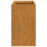 NNEVL Wall Planters 2 pcs Rusty Corten Steel 53x10x17 cm