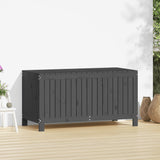 NNEVL Garden Storage Box Grey 121x55x64 cm Solid Wood Pine