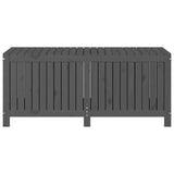 NNEVL Garden Storage Box Grey 147x68x64 cm Solid Wood Pine
