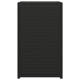 NNEVL C Table Black 40x35x60 cm Poly Rattan