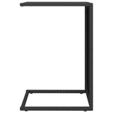 NNEVL C Table Black 40x35x60 cm Poly Rattan